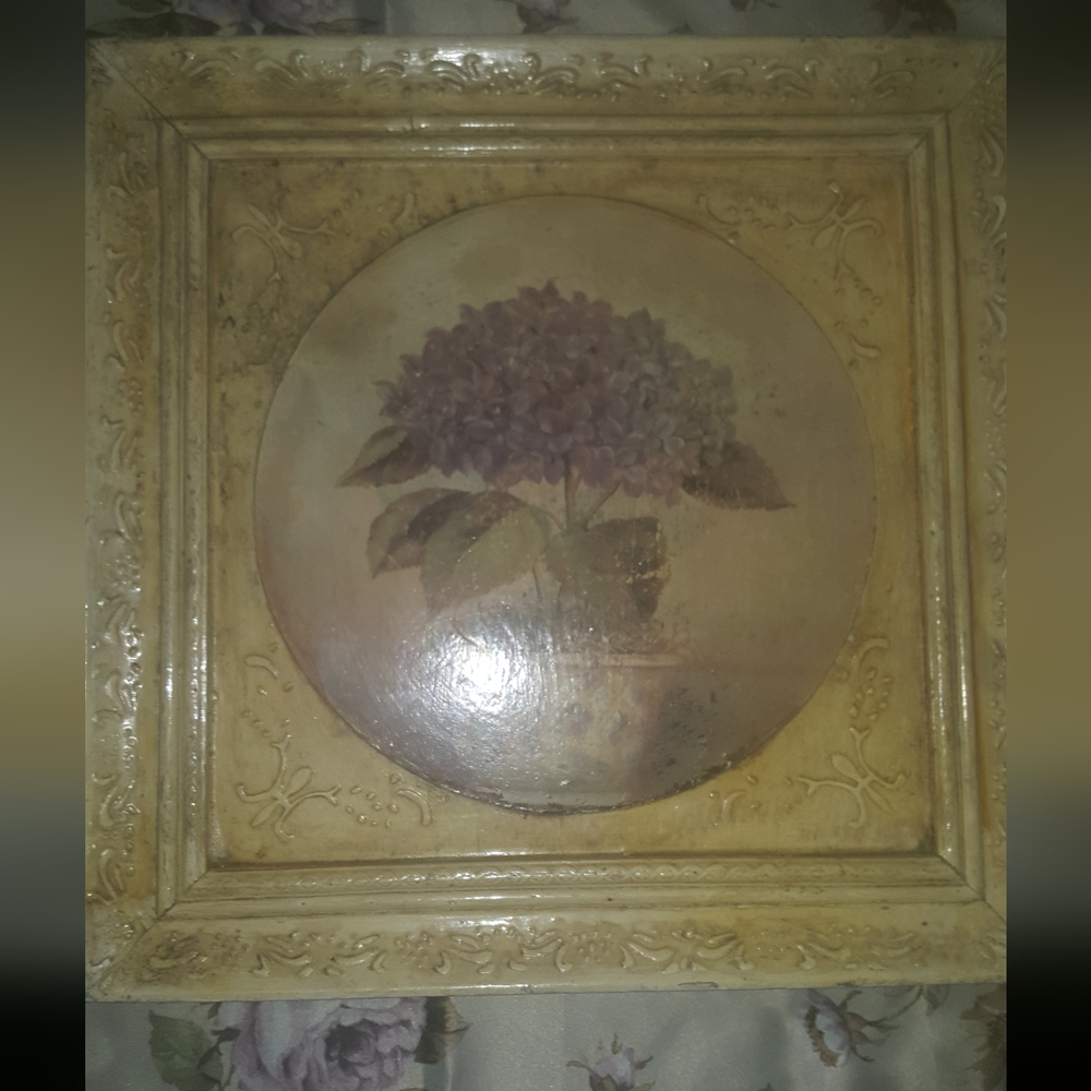 Flower in flower pot painting